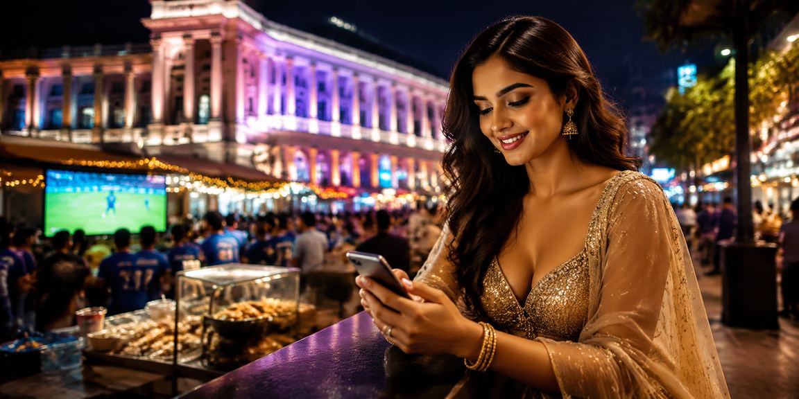 User depositing with mobile wallet in Connaught Place, Delhi